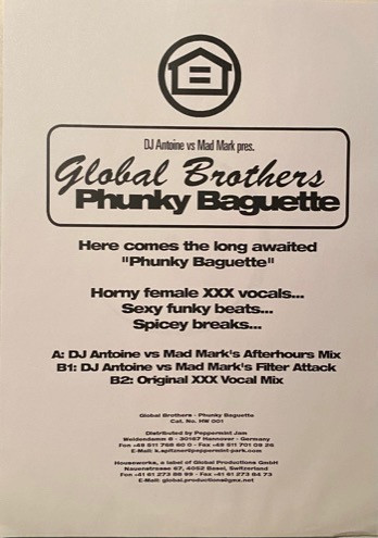 Global Brothers - Phunky Baguette | Houseworks (HW001)