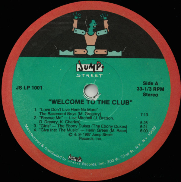 Various - Welcome To The Club | Jump Street (JS LP 1001) - 3