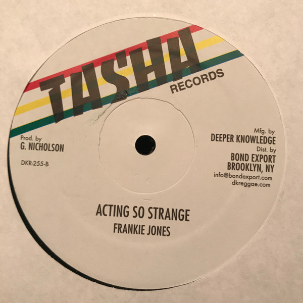 Michael Palmer / Frankie Jones - Reaping / Acting So Strange | Tasha Records (DKR-255)