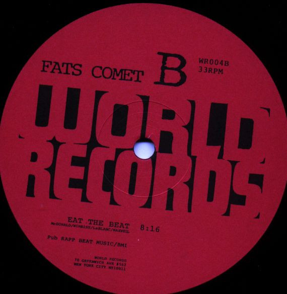 Fats Comet - Dee Jay's Dream | World Records (WR004) - 3 Fats Comet - Dee Jay's Dream | World Records (WR004) - 3