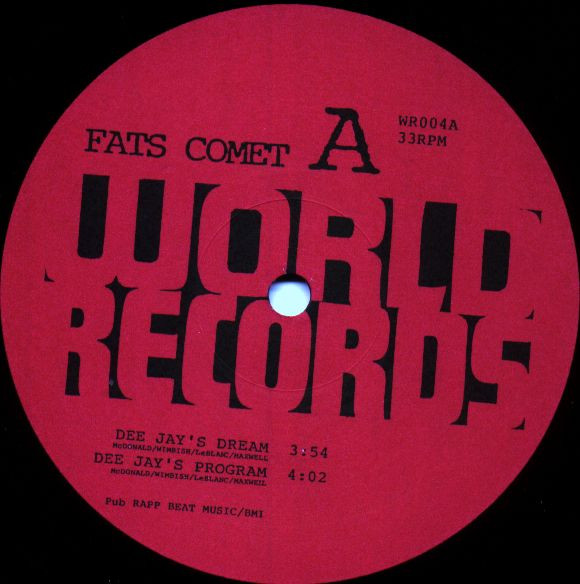 Fats Comet - Dee Jay's Dream | World Records (WR004) - 2 Fats Comet - Dee Jay's Dream | World Records (WR004) - 2