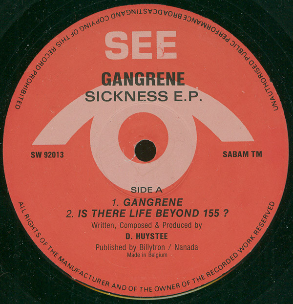 Gangrene - Sickness E.P. | See Saw (SW 92013) - main