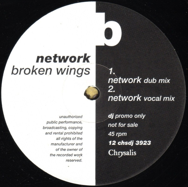 Network - Broken Wings | Chrysalis (12 chsdj 3923) - 2