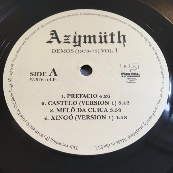 Azymüth - Demos (1973-75) Vol. 1 | Far Out Recordings (FARO210LP1) - 3
