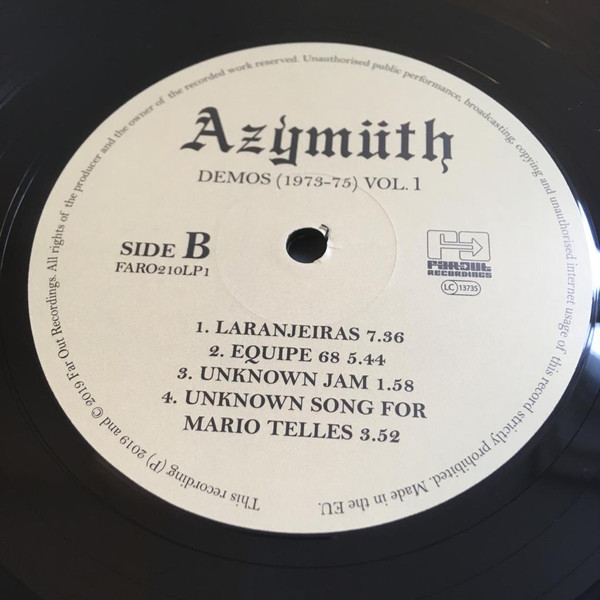 Azymüth - Demos (1973-75) Vol. 1 | Far Out Recordings (FARO210LP1) - 4