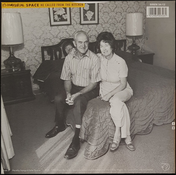 It's Immaterial - Space, He Called From The Kitchen.... | Virgin (SIREN 3412)
