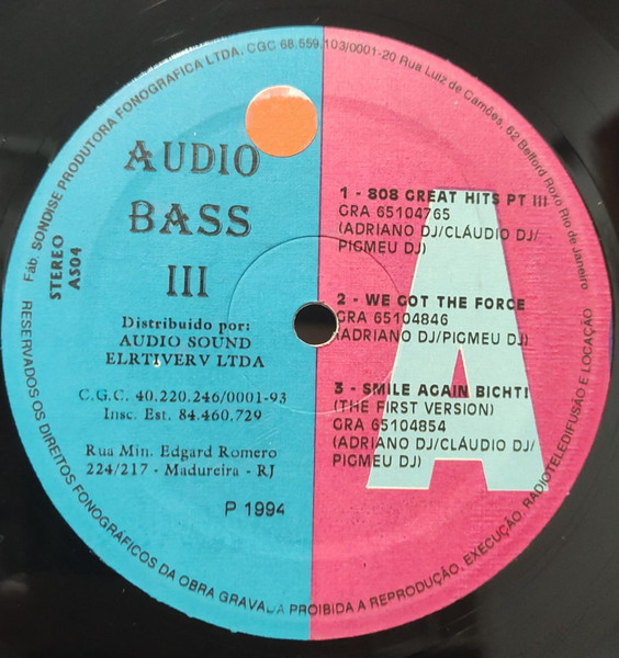 Various - Audio Bass III | Audio Bass Records (AS04) Various - Audio Bass III | Audio Bass Records (AS04)