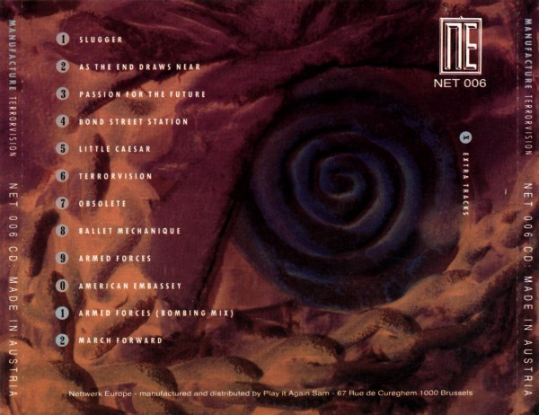 Manufacture - Terrorvision | Nettwerk Europe (NET 006 CD) - 2
