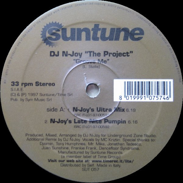DJ N-Joy - Groove Me | Suntune (SUT 057)