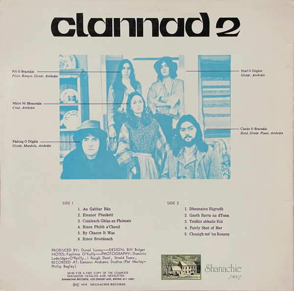 Clannad - Clannad 2 | Shanachie (79007) - 2 Clannad - Clannad 2 | Shanachie (79007) - 2