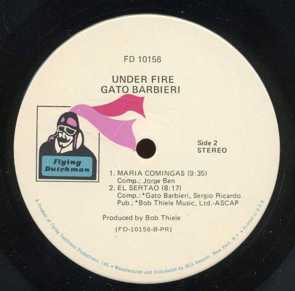 Gato Barbieri - Under Fire | Flying Dutchman (FD10156) - 4