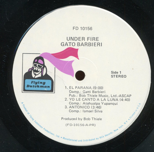 Gato Barbieri - Under Fire | Flying Dutchman (FD10156) - 3