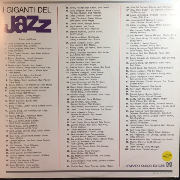 Joe Newman , Hank Jones , George Duvivier , Alan Dawson - I Giganti Del Jazz Vol. 50 | Curcio (GJ-50) - 2