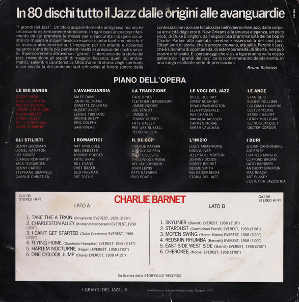 Charlie Barnet - Charlie Barnet | Fabbri Editori (GdJ 08) - 2 Charlie Barnet - Charlie Barnet | Fabbri Editori (GdJ 08) - 2