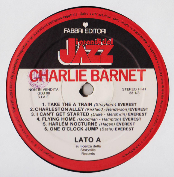 Charlie Barnet - Charlie Barnet | Fabbri Editori (GdJ 08) - 3 Charlie Barnet - Charlie Barnet | Fabbri Editori (GdJ 08) - 3