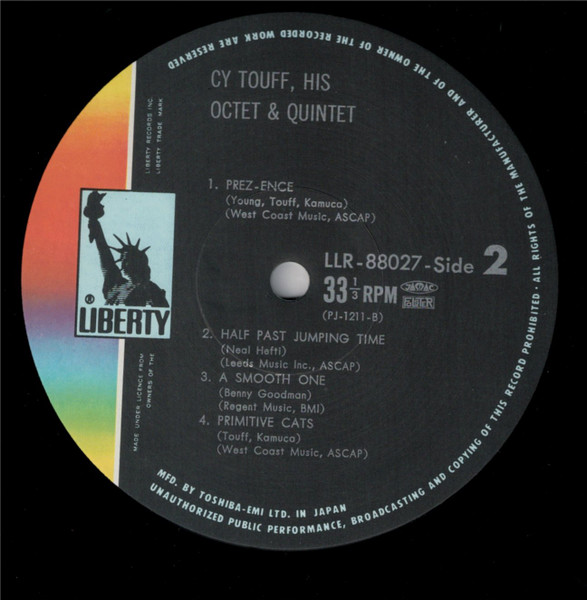 Cy Touff - His Octet & Quintet | Pacific Jazz (LLR-88027) - 4