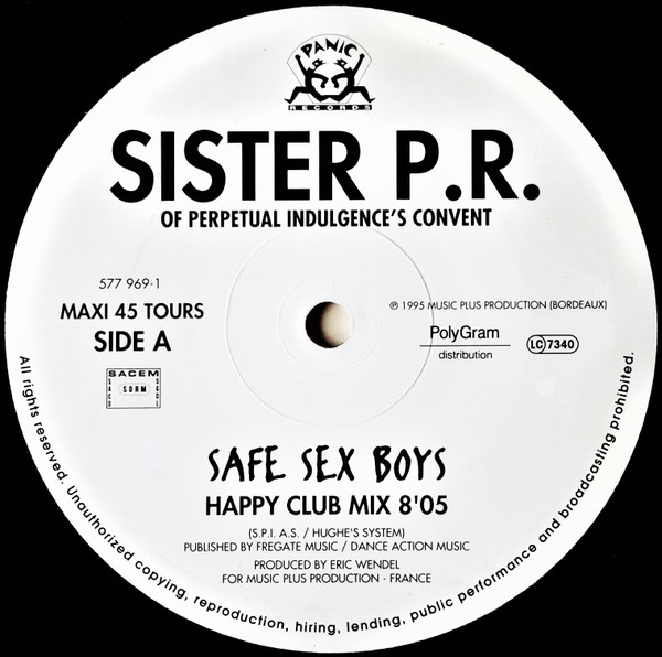 Sister P.R. - Safe Sex Boys | Panic Records (577 969-1) - 3