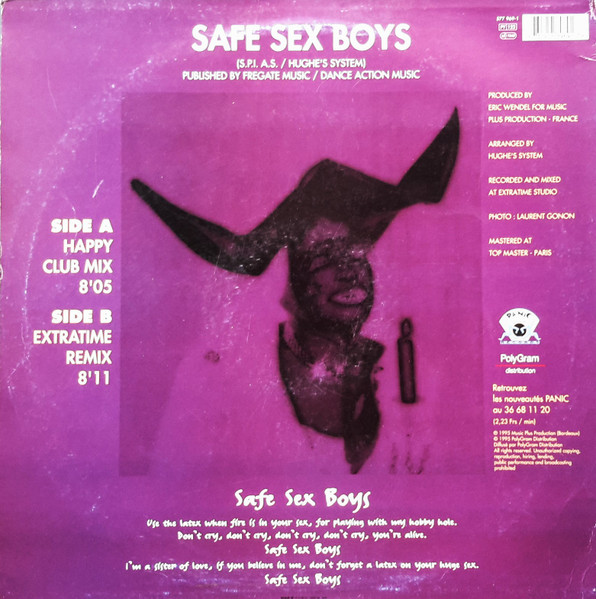 Sister P.R. - Safe Sex Boys | Panic Records (577 969-1) - 2