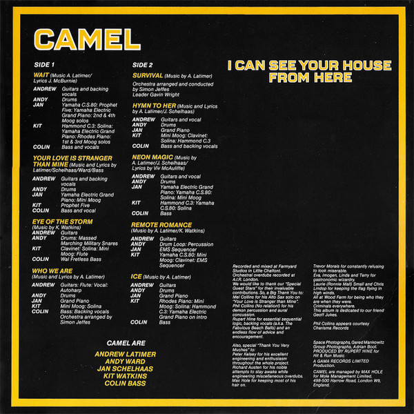 Camel - I Can See Your House From Here | Decca (TXS.R 137) - 3 Camel - I Can See Your House From Here | Decca (TXS.R 137) - 3