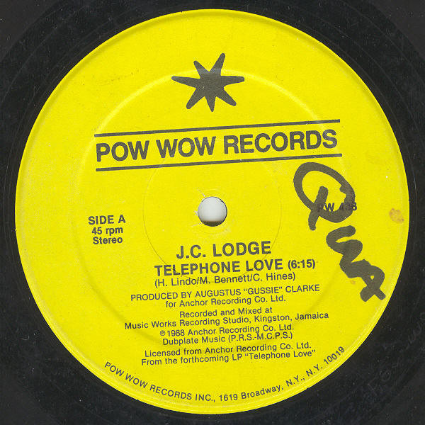 J.C. Lodge - Telephone Love | Pow Wow Records (PW 438) - main