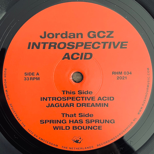 Jordan GCZ - Introspective Acid | Rush Hour (RHM 034)