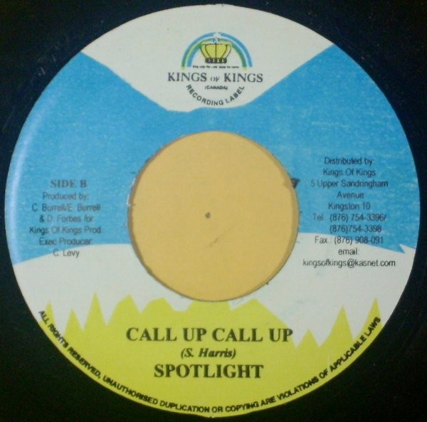 Round Head / Spotlight - Mary J / Call Up Call Up | Kings Of Kings (none) - 2