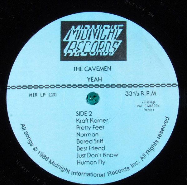 The Cavemen - ...Yeah | Midnight Records (MIR LP 120) - 4