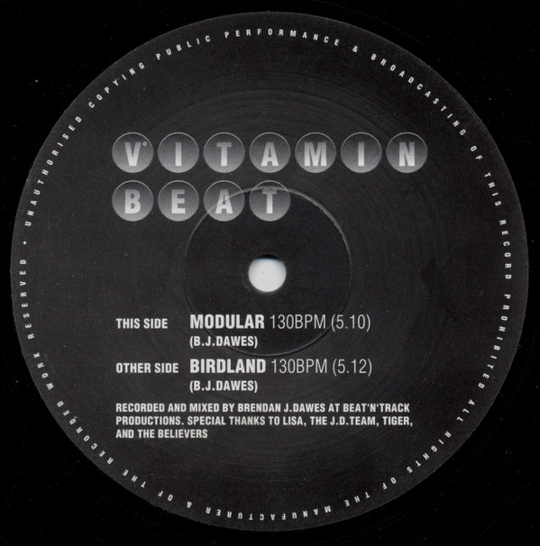 Vitamin Beat - Modular / Birdland | 3 Beat Music (VITAMAN BEAT)