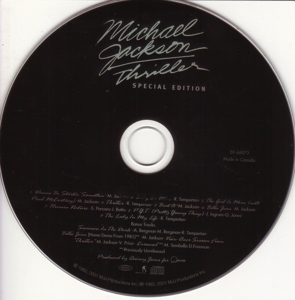 Michael Jackson - Thriller | Epic (EK 66073) - 4