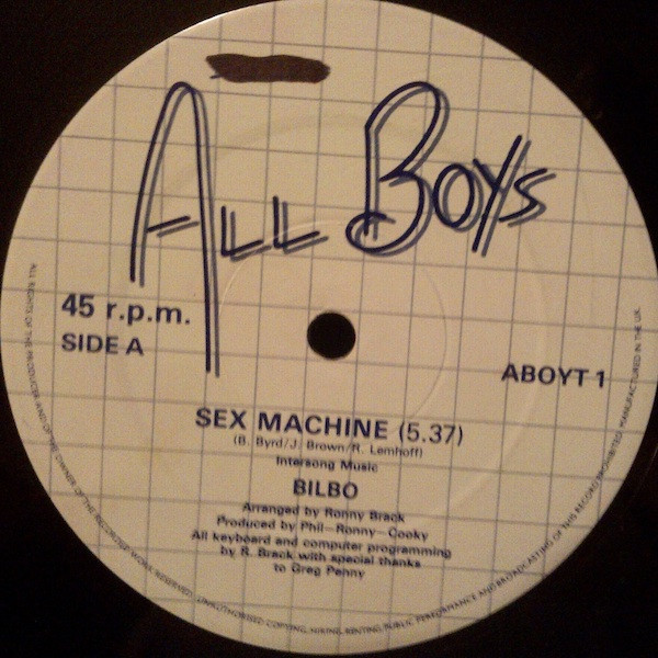 Bilbo - Sex Machine / Relax | All Boys (ABOYT 1) - main