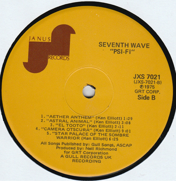 Seventh Wave - Psi-Fi | Janus Records (JXS 7021) - 2