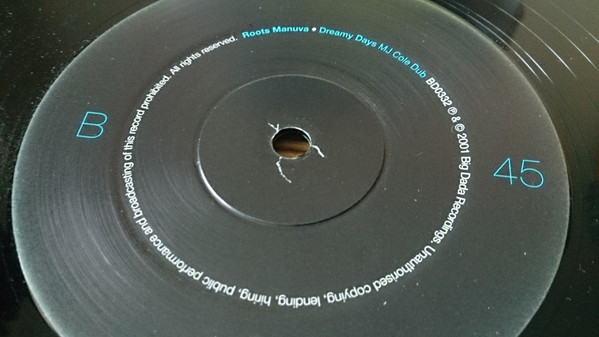 Roots Manuva - Dreamy Days (MJ Cole Mixes) | Big Dada Recordings (BD0332) - 2
