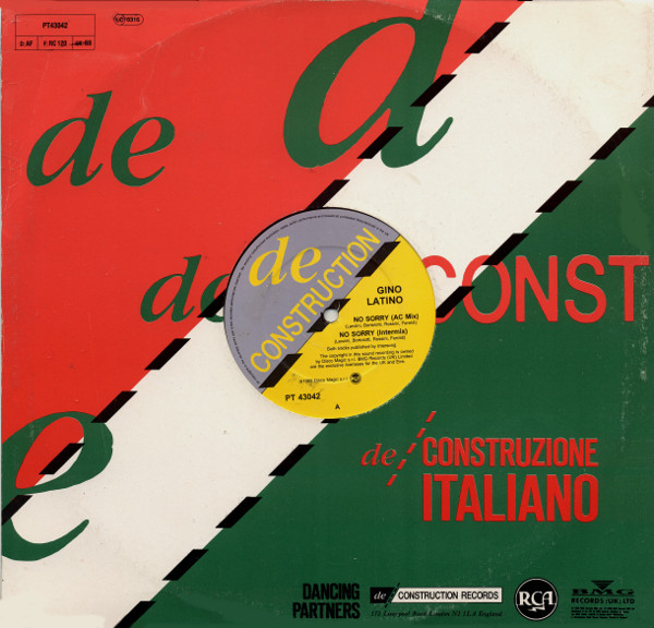 Gino Latino - No Sorry | Deconstruction (PT 43042) - 2