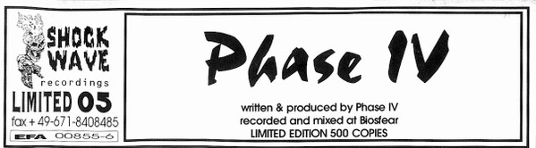 Phase IV - Phase IV | Shockwave Recordings (SH-LIM 05) - 3