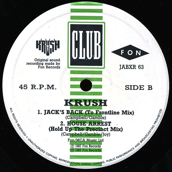 Krush - House Arrest (Burn Down The House!!) | Club (JABXR 63) - 4 Krush - House Arrest (Burn Down The House!!) | Club (JABXR 63) - 4