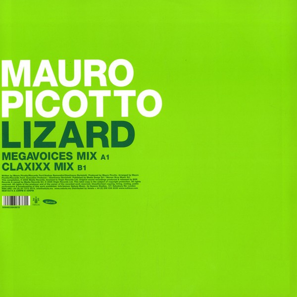 Mauro Picotto - Lizard | Nebula (NEBTX074) - 2