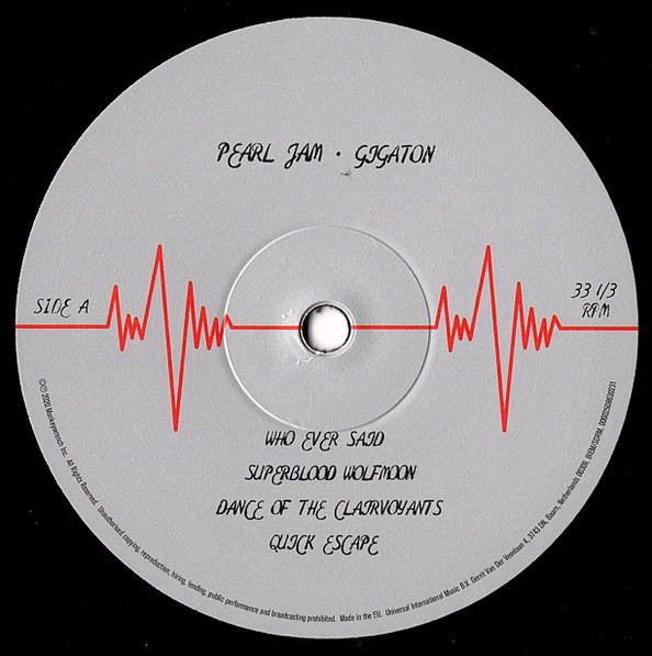 Pearl Jam - Gigaton | Monkeywrench Records (B0031607-01) - 2