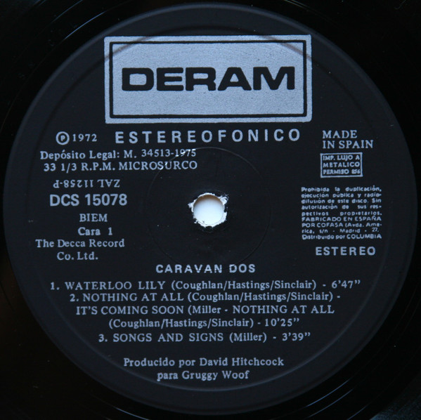 Caravan - Dos | Deram (DCS 15078/9) - 3