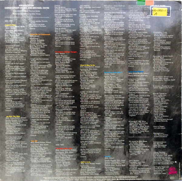 Alessi - Long Time Friends | Qwest Records (QW 56 999) - 2