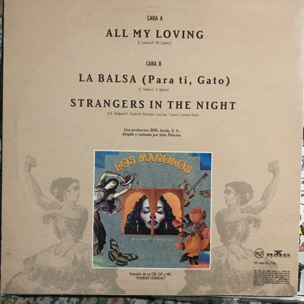 Los Manolos - All My Loving | RCA (3A PT-44616) - 2 Los Manolos - All My Loving | RCA (3A PT-44616) - 2