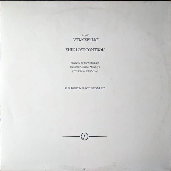 Joy Division - Atmosphere | Factory (FACUS 2/UK) - 2