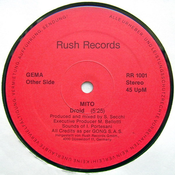 Mito - Droid | Rush Records (RR 1001) - 4