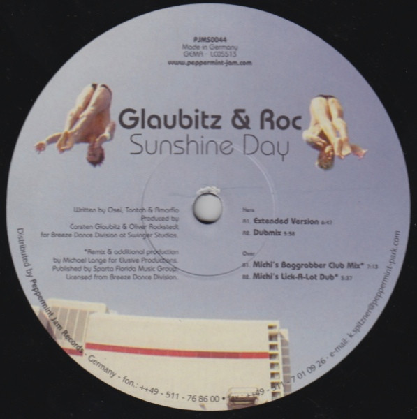 Glaubitz & Roc - Sunshine Day | Peppermint Jam (PJMS0044) - main