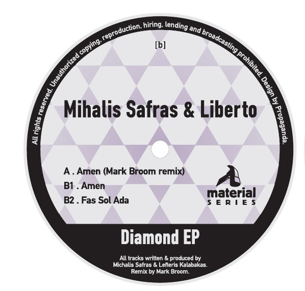 Mihalis Safras & Liberto - Diamond EP | Material Series (material002)