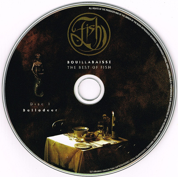 Fish - Bouillabaisse: The Best Of Fish | Snapper Music (SMADD922) - 3 Fish - Bouillabaisse: The Best Of Fish | Snapper Music (SMADD922) - 3