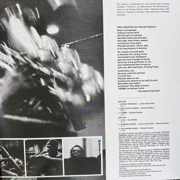 Pharoah Sanders - Thembi | Impulse! (AS-9206) - 3