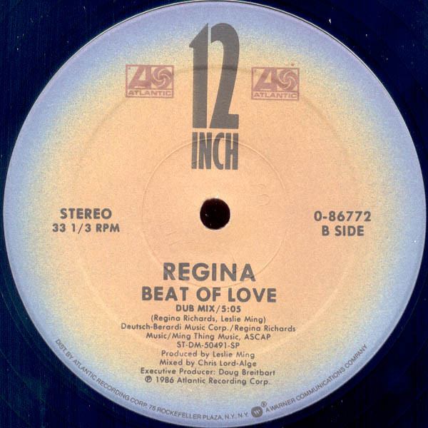 Regina - Beat Of Love | Atlantic (0-86772) - 4