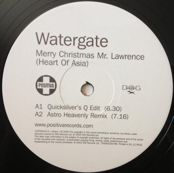 Watergate - Merry Christmas Mr. Lawrence (Heart Of Asia) | Positiva (12TIVMIX10) - 4 Watergate - Merry Christmas Mr. Lawrence (Heart Of Asia) | Positiva (12TIVMIX10) - 4