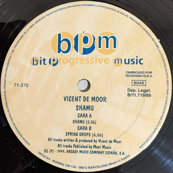 Vincent De Moor - Shamu | Bit Progressive Music (71-370) - 4