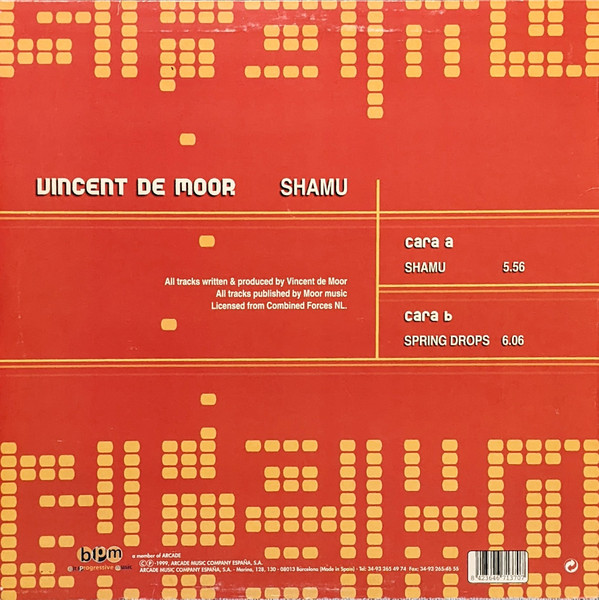 Vincent De Moor - Shamu | Bit Progressive Music (71-370) - 2